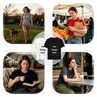 Bff Gift Custom Print Your Photo Text Logo Diy Cotton Tee Personalized