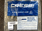 Cressi Pluma Full Foot Scuba Diving And Snorkeling Fins  Size 5 6 Us Men