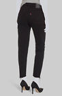  391 Levi s Womens Black Jeans Crop Skinny High Waist Ripped Denim Pants Size 31