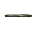Stunning Black  Silver    Gold Vintage Fountain Pen W  Supreme  8 Nib - -  j 