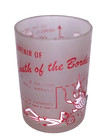 Vintage South Of The Border 3 Oz  Frosted Glass - Souvenir - Good Condition