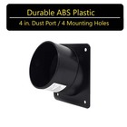 Big Horn 11428 4 Inch Dust Port With 4 Mounting Holes