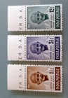 India 1948  203-205 Mnh Gandhi Short Set Of 3 With Top Tabs
