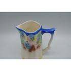 Glazed Ceramic Pitcher Czechoslovakia 6  Tall