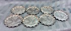 Vintage Coaster Hand Forged Aluminum Floral Flowers Retro Barware Mixed Set O 12