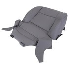Gray Microfiber Leather Front Driver Bottom Seat Cover Foam Cushion 2014-2019