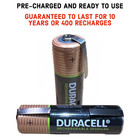 Duracell Aa Nimh Rechargeable W tabs 6pk  1 2v 2500mah New Date Code Exp 2034