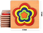 6 Pack Wooden Jigsaw Puzzles For Kids Ages 2-5 Years Old  Toddlers