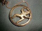 Rare Vintage 1937-1939 Girl Scout 2nd Brownie Membership Pin   Guard Chain Wow
