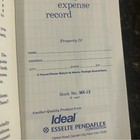 Vintage Collectible Set Of 3 Monthly Expense Ledger Books  Kroger  Irs  1967