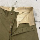Vintage 40s Ww2 Us Army M1937 Wool Field Pants Trousers Mens 32x31 Military