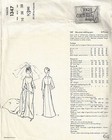 1964 Vintage Vogue Sewing Pattern B36 Wedding Dress Gown  1777  By John Cavanagh