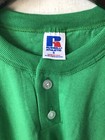 Vintage Russell Athletic Henley T-shirt Mens Size Small Deadstock Nwot Made Usa