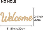 Welcome Sign Welcome Wood Cutout Wooden Wall Decor Letters Laser Welcome-101