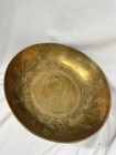 1920s Chinese Solid Brass Bowl Hand Engraved Design Dragons Asian 12   