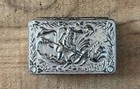 Beautiful Antique Embossed Poseidon Motif Art Nouveau Match Safe Vesta Case