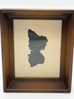 Pair Of Vtg Silhouette Prints Framed Victorian Style Man Woman 6 X 5 
