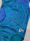 Beautiful Gk Elite Gymnastics Dance Leotard Child Medium Teal Mystique Reptile