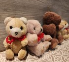 Adorable Vintage Teddy Bears All With Movable Arms And Legs Lot Of 5