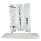 Apple Iwatch 38mm 40mm 41mm 5 6 7 8 9 Se Nike Sport Band - Pure Platinum  black