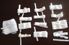 Lot 25  Yds White   Ivory  Lace trims Remnants Sew- J journal Doll Crafts New