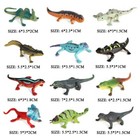 12pcs Lizard Animal Toy Pvc Action Figure Doll Kids Toys Party Gifts