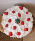 Vintage Spring Strawberry Shortcake Ceramic Cake Stand 