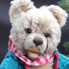 Antique Steiff Teddy Bears W Button Flag Bavarian Clothing W Steiff Pig   Beer