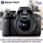 Camera Lens Hood 58mm Screw Mount For Canon Rebel T7 T6 Eos Dslr Accessories