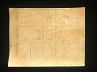  Hawaii unused  29 Scarce Sheet 15 10 Stamps Nh  Rest Lightly Hinged Og Cv 795  