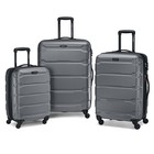 Samsonite Omni 3 Piece Hardside Luggage Nested Spinner Set  20  24  28   Charcoa