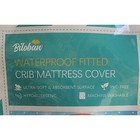 Biloban Waterproof Fitted Crib Mattress Cover Quilted Protector White 28x52x9