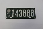 Antique Pair  Of 1918 Michigan  License Plate tags See Photos