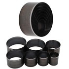 Leather Circle Cutter Tool 7 Piece Diy Craft Hole Punch Set High Carbon Steel
