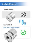 Chrome Solo Seat Nuts  Seat Mounting Nuts Fit For Harley Iron