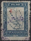 Paraguay Scott L6-l10 Interior Office Issues 1924-1926 Vf Overprint