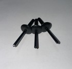 250ct Large Head Black Exploding Rivets Pop Rivets Tri-fold Rivets 06510520aa