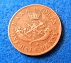 1857 Canada 1 2 Penny - Dragon Slayer - Bank Of Upper Canada Token - See Pics
