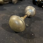 Vintage Ornate Metal Door Knob Set Handle Victorian Silver Color