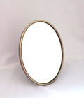 Antique Beveled Edge Standing Vanity Dresser Top Mirror W  Easel Back    6  X 8 