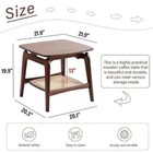 Modern Small Side Table  Accent End Table For Living Room  Woodeen Coffee Table