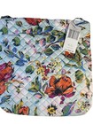 Nwt Vera Bradley Triple Zip Hipster Crossbody Bag sea Air Floral srp 80