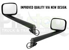 Freightliner Cascadia New Gen 2018-current Chrome Hood Mirror Set Pair Heated