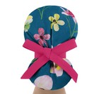 Scrub Hats  Nurse Scrub Cap  Womens Surgical Hat  Ponytail Scrub Cap Flowers