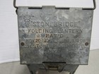 Us Wwi Medical Corps Stonebridge Folding Candle Lantern Pat d 1906 1908 Caduceus
