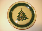 Rare 1956 Stangl Art Pottery Jewelled Christmas Tree 5  Plate To Nan From Jerry