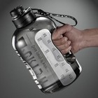2 7l Large Sports Water Bottle With Time Scale  Bpa-free  Portable Fitness Cup
