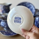 Blue Calico Saucer Plate