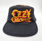 Vintage Ozzy Osbourne 1982 Diary Of A Madman Hat Painters Cap Bat Monowise