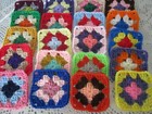 20-4  Granny Squares Blocks 4 Afghan  Afghans  assorted